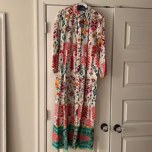 Zara size medium colorful maxi dress